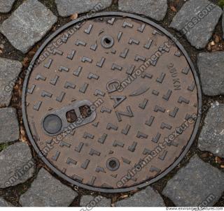 Photo Textures of Manhole Cover
